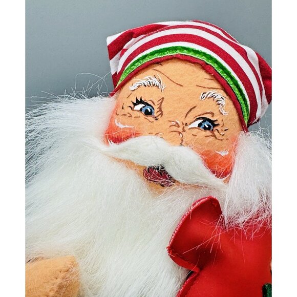 Annalee Mr Mrs Santa Claus Night Clothes Hot Water Bottle Blanket 12 inch 2006 - Picture 3 of 13